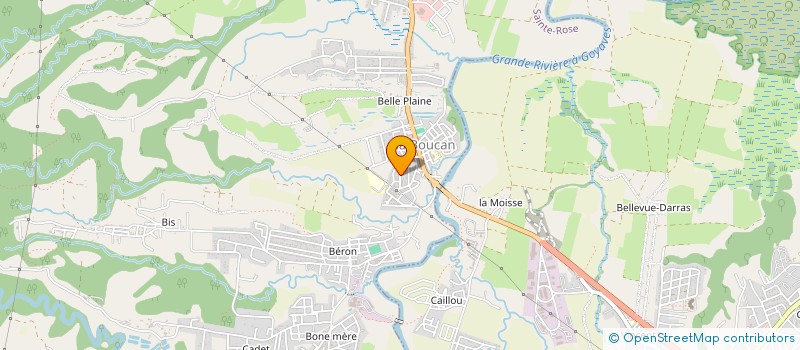 localisation de l'entreprise MONSIEUR DIEF CERAGENE  SAINTE ROSE