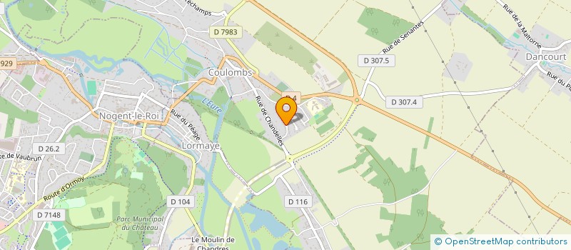 localisation de l'entreprise MONSIEUR DIEGO AGUILERA  COULOMBS