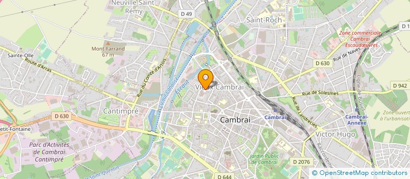 localisation de l'entreprise MONSIEUR DIEGO ALCANTARA-RUIZ à CAMBRAI