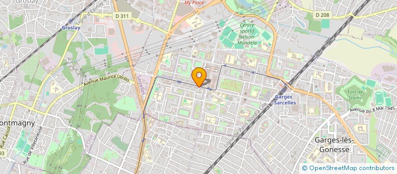 localisation de l'entreprise MONSIEUR DIEGO ALVAREZ MURO  SARCELLES