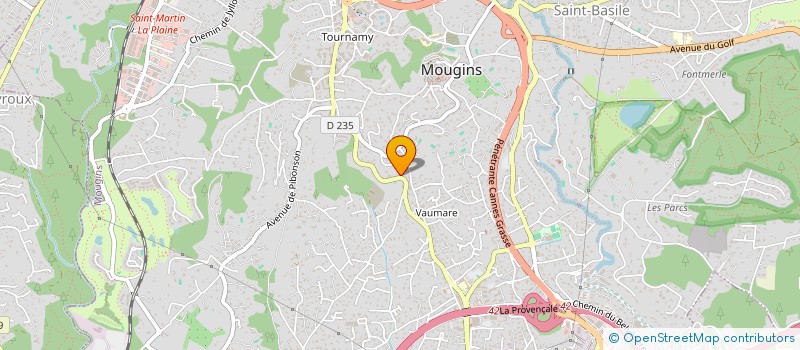 localisation de l'entreprise MONSIEUR DIEGO BARRERE  MOUGINS