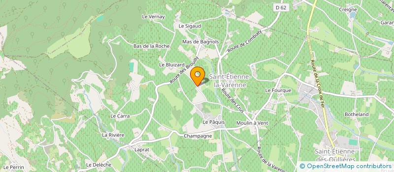 localisation de l'entreprise MONSIEUR DIEGO BASSET CHERCOT  SAINT-ETIENNE-LA-VARENNE