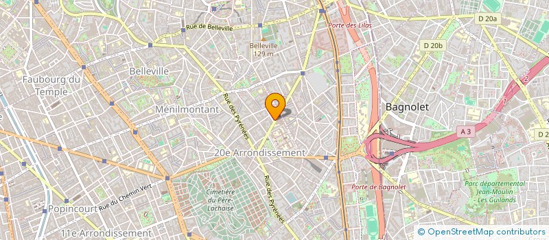 localisation de l'entreprise MONSIEUR DIEGO BAUTISTA  PARIS