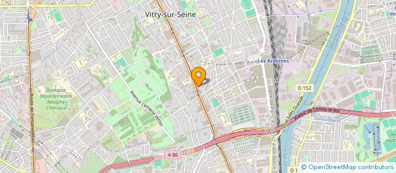 localisation de l'entreprise MONSIEUR DIEGO BERGAMASCHI à VITRY-SUR-SEINE