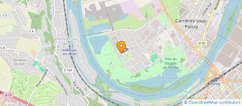 localisation de l'entreprise MONSIEUR DIEGO BLANCO  CARRIERES-SOUS-POISSY