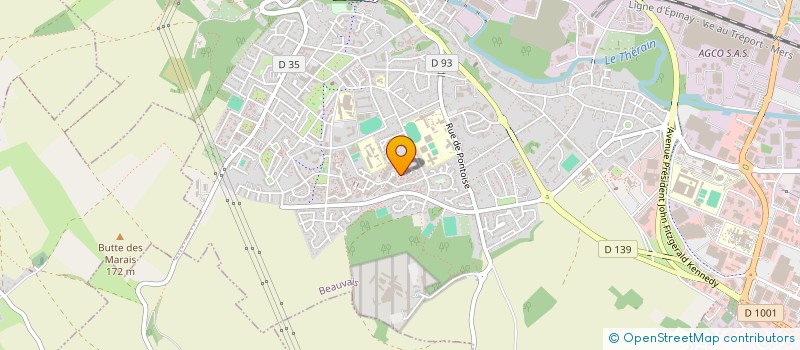 localisation de l'entreprise MONSIEUR DIEGO BRISSON  BEAUVAIS