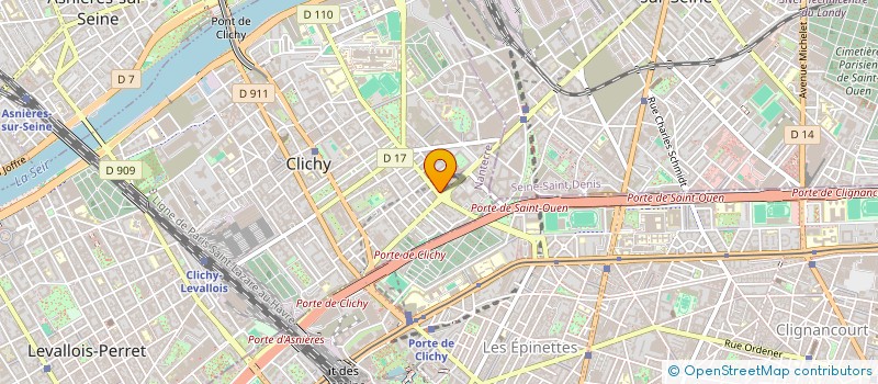 localisation de l'entreprise MONSIEUR DIEGO CANO TORRES à CLICHY