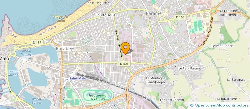 localisation de l'entreprise MONSIEUR DIEGO CHAUBIN  SAINT-MALO