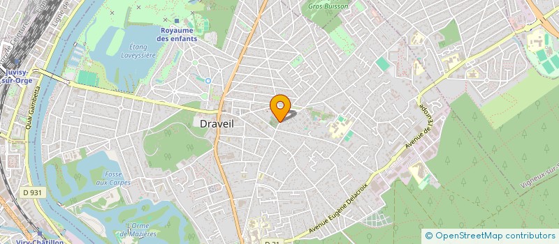 localisation de l'entreprise MONSIEUR DIEGO CHOURREU à DRAVEIL