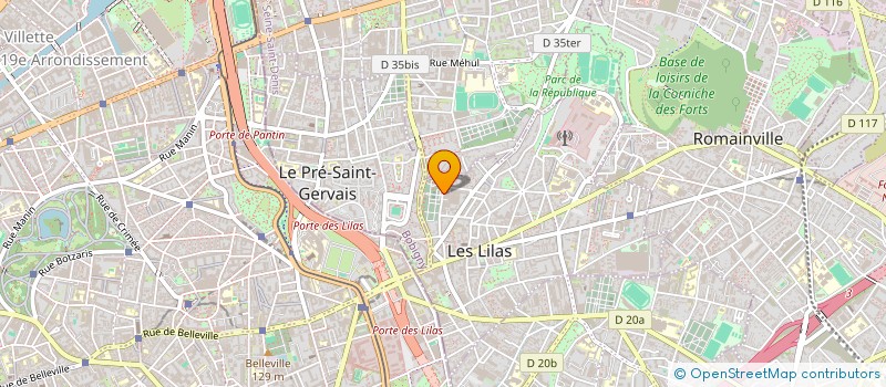 localisation de l'entreprise MONSIEUR DIEGO CRISTOFANO à LES LILAS