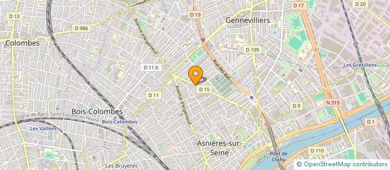 localisation de l'entreprise MONSIEUR DIEGO CZELADKA  ASNIERES-SUR-SEINE