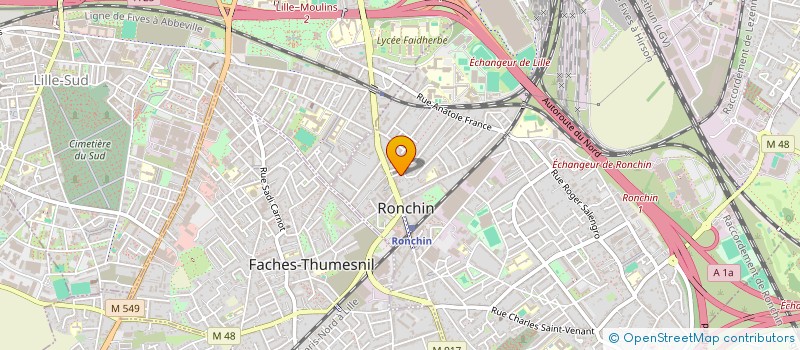 localisation de l'entreprise MONSIEUR DIEGO DELSALLE  RONCHIN