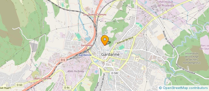 localisation de l'entreprise MONSIEUR DIEGO DHOTEL à GARDANNE