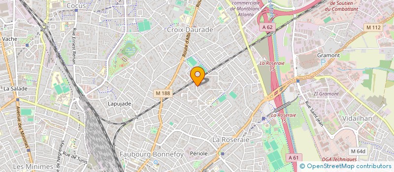 localisation de l'entreprise MONSIEUR DIEGO DOMINGO  TOULOUSE