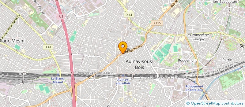 localisation de l'entreprise MONSIEUR DIEGO-ESTEBAN BRINTE  AULNAY-SOUS-BOIS