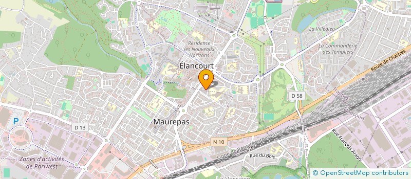 localisation de l'entreprise MONSIEUR DIEGO FELIX  ELANCOURT