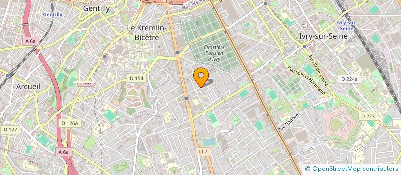 localisation de l'entreprise MONSIEUR DIEGO FERNANDES  VILLEJUIF