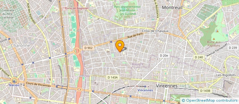 localisation de l'entreprise MONSIEUR DIEGO FERNANDEZ  PARIS