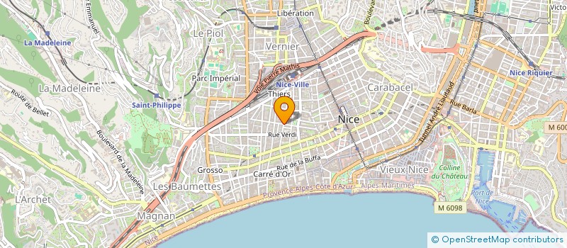 localisation de l'entreprise MONSIEUR DIEGO FERNANDO BONAZZA à NICE