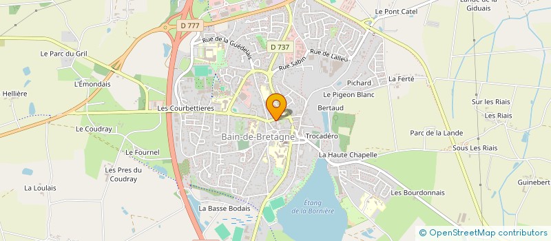 localisation de l'entreprise MONSIEUR DIEGO GAUTIER  BAIN-DE-BRETAGNE