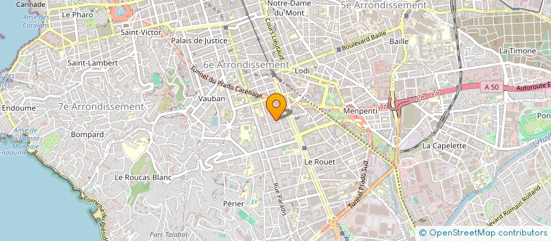 localisation de l'entreprise MONSIEUR DIEGO GONZALEZ  MARSEILLE