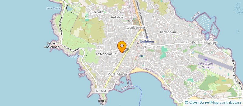 localisation de l'entreprise MONSIEUR DIEGO GONZALEZ DIAS  QUIBERON