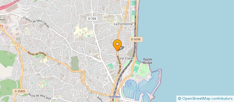 localisation de l'entreprise MONSIEUR DIEGO GUEVARA à ANTIBES