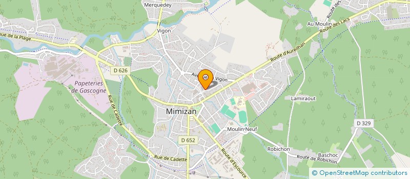 localisation de l'entreprise MONSIEUR DIEGO HERENA  MIMIZAN