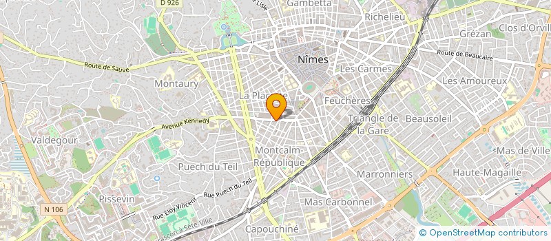 localisation de l'entreprise MONSIEUR DIEGO HUMEZ  NIMES