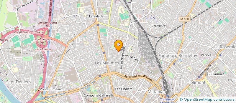 localisation de l'entreprise MONSIEUR DIEGO JESUS MARTIN FERNANDEZ à TOULOUSE