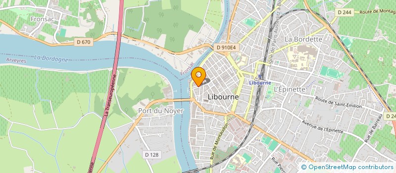 localisation de l'entreprise MONSIEUR DIEGO KALAFATE  LIBOURNE