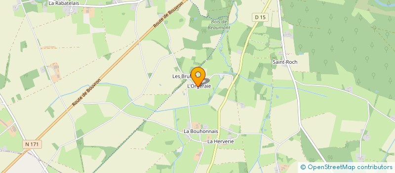 localisation de l'entreprise MONSIEUR DIEGO LAMARQUE  GUEMENE-PENFAO