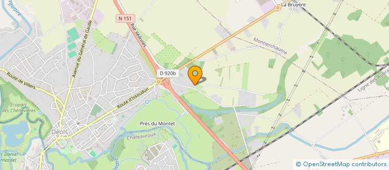 localisation de l'entreprise MONSIEUR DIEGO LAROA  DEOLS