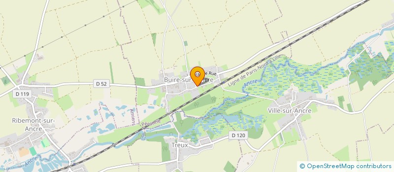 localisation de l'entreprise MONSIEUR DIEGO LEFEBVRE  MESNIL-MARTINSART