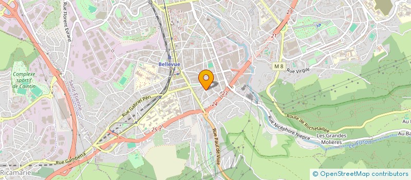 localisation de l'entreprise MONSIEUR DIEGO MARTINEZ  SAINT-ETIENNE