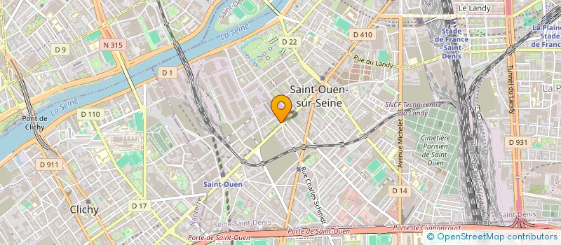 localisation de l'entreprise MONSIEUR DIEGO MARTINEZ à SAINT-OUEN-SUR-SEINE