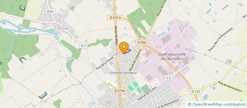 localisation de l'entreprise MONSIEUR DIEGO MESSENT  LE CONTROIS-EN-SOLOGNE