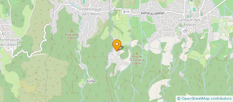 localisation de l'entreprise MONSIEUR DIEGO MONTECINOS  LAROQUE-DES-ALBERES