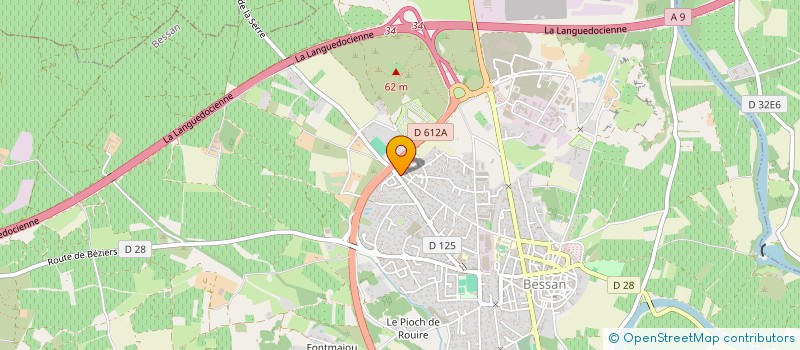 localisation de l'entreprise MONSIEUR DIEGO MORALES  BESSAN