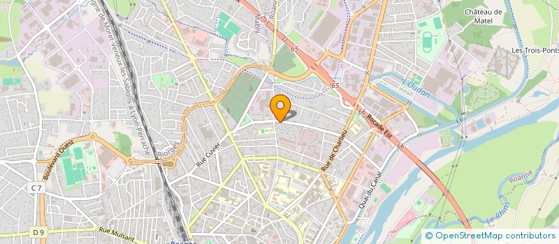 localisation de l'entreprise MONSIEUR DIEGO MORALES PADILLA  ROANNE