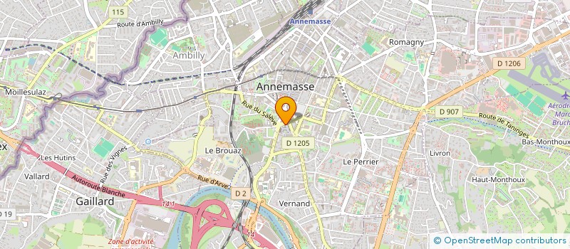 localisation de l'entreprise MONSIEUR DIEGO MOREIRA BOADA  ANNEMASSE