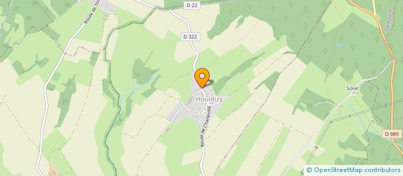 localisation de l'entreprise MONSIEUR DIEGO MORENO  HOULDIZY