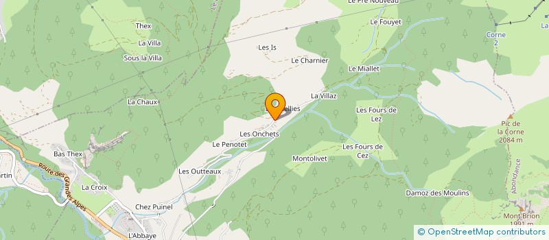 localisation de l'entreprise MONSIEUR DIEGO MORENO LEGEREN  SAINT-JEAN-D'AULPS