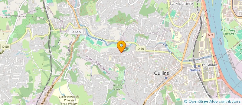 localisation de l'entreprise MONSIEUR DIEGO PENA CASAS  OULLINS-PIERRE-BENITE