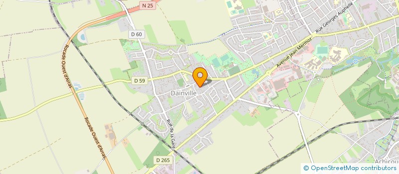 localisation de l'entreprise MONSIEUR DIEGO PEREZ MARTINEZ  DAINVILLE