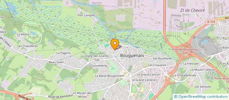 localisation de l'entreprise MONSIEUR DIEGO PITTARD  BOUGUENAIS