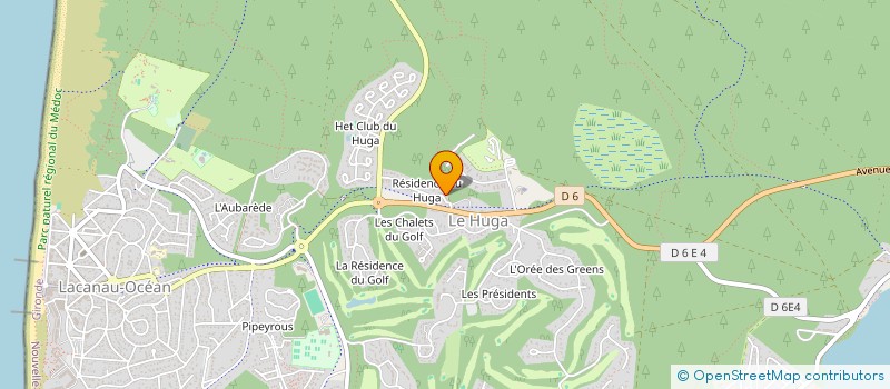 localisation de l'entreprise MONSIEUR DIEGO PLAZA  LACANAU