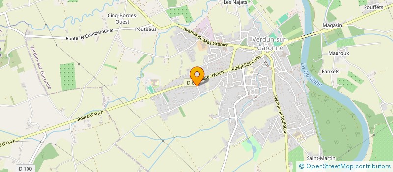 localisation de l'entreprise MONSIEUR DIEGO PONZ  VERDUN-SUR-GARONNE