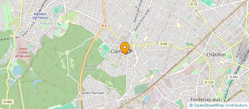 localisation de l'entreprise MONSIEUR DIEGO RAICES MONTERO à CLAMART