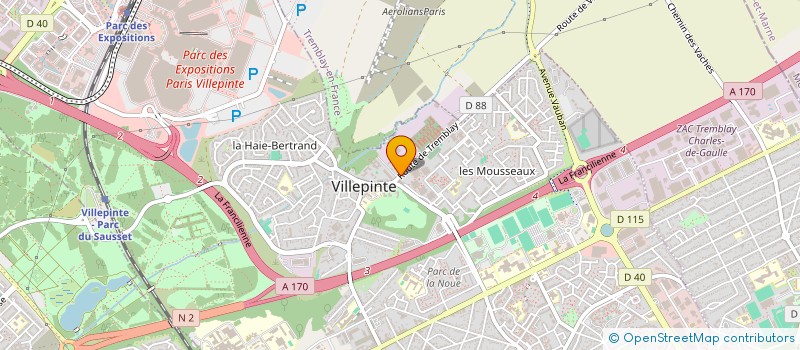 localisation de l'entreprise MONSIEUR DIEGO RODRIGUEZ à VILLEPINTE